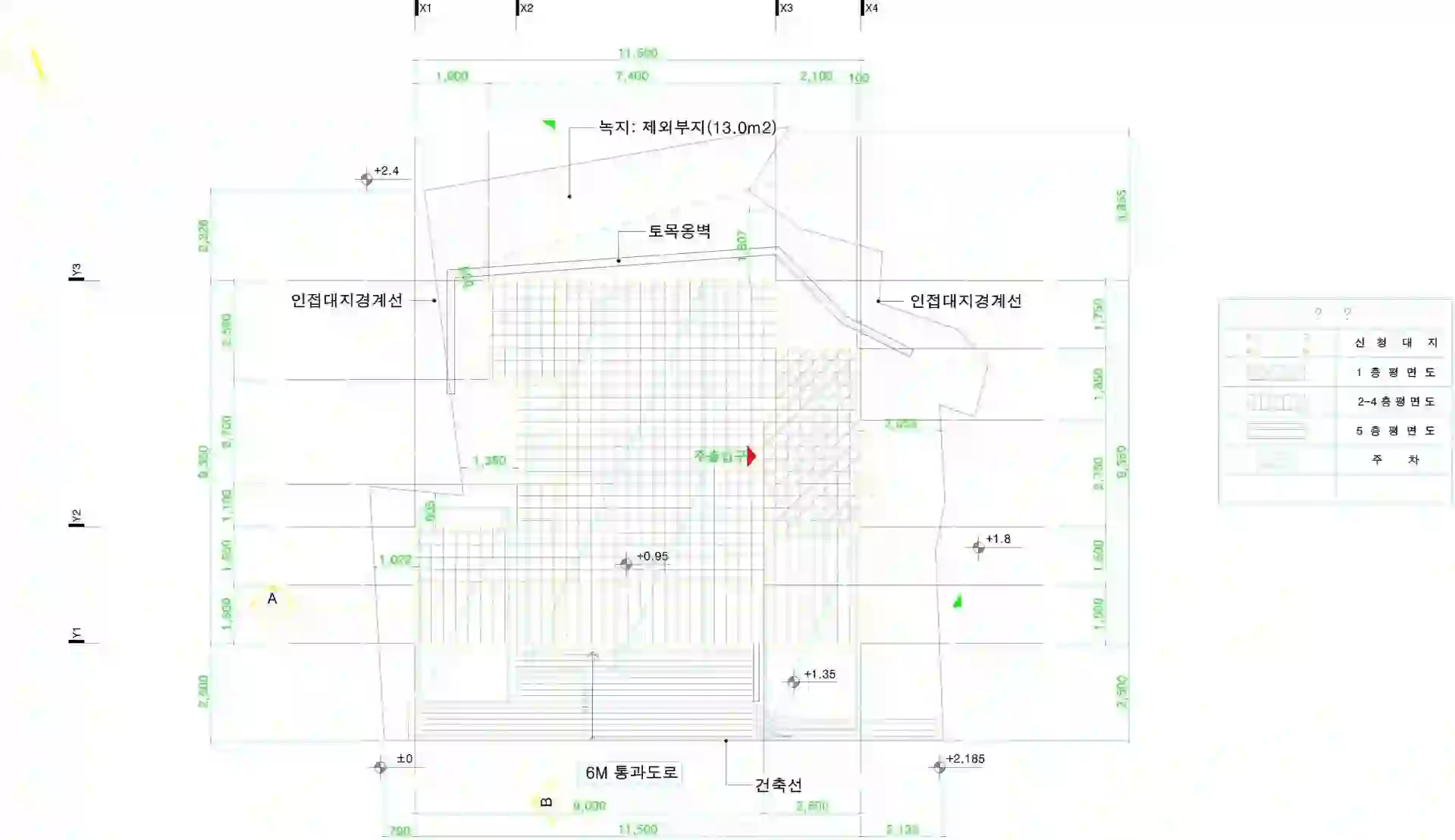 동산파크빌 배치도 이미지